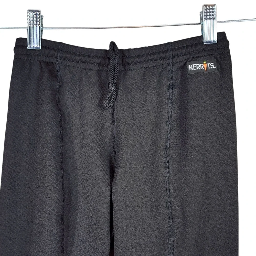 Kerrits Breeches S Kids Girls Equestrian Riding Pants Black Knee Patches Stretch